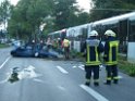 VU PKW KVB Bahn Koeln Vogelsang Venloerst Kohlgrabenweg P143